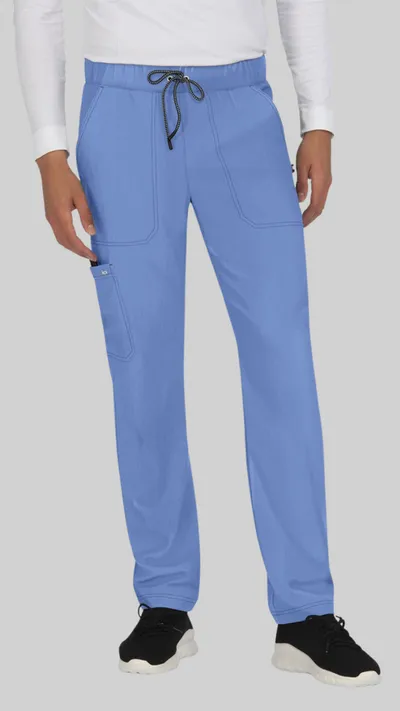 MyMedicalHouse Muške pantalone Make it Happen, Svijetloplave