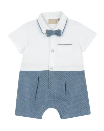 Chicco Kombinezon za bebe Gentleman, Bijelo-plavi
