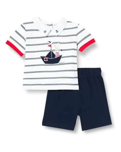 Chicco Set za bebe Anchor, Bijelo-teget