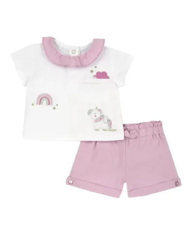 Chicco Set za bebe Unicorn, Bijelo-rozi