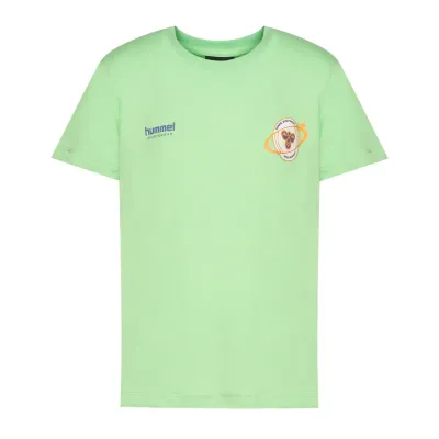 Hummel Majica za djevojčice Hmlhellen T-Shirt S/S, Svijetlozelena