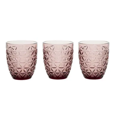 Milleryit Set 3 čaše Margot 0043442, 300ml, Ljubičaste