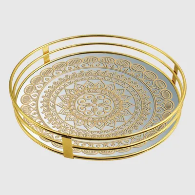 Milleryt Poslužavnik Galaxy GLX-450-Ayna 2, Zlatne boje