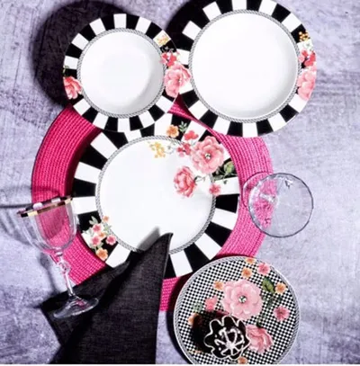 Milleryt Set za ručavanje Black Flower, 24/1, Šareni