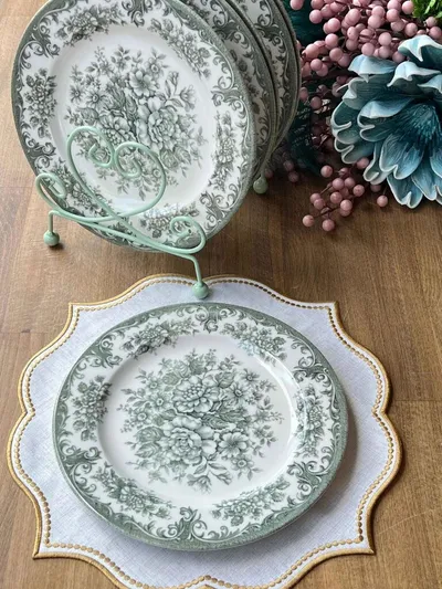 Milleryt Tanjir Green Rosabella SRV-0036, Keramika, 26cm, Zeleni
