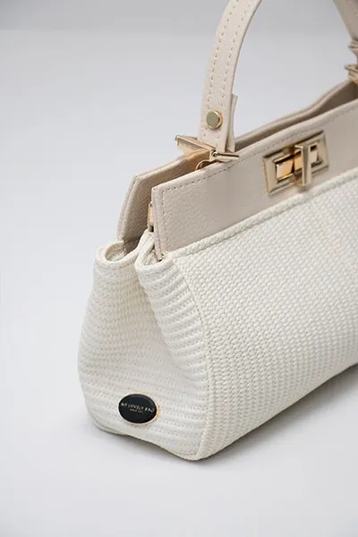 My Lovely Bag Ženska torbica Elite, Bijela