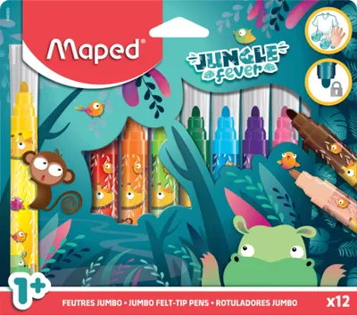 MAPED Flomasteri 12/1 JUNGLE FEVER