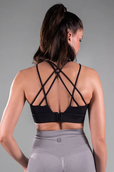 Speed Active Ženski top Fitness, Crni