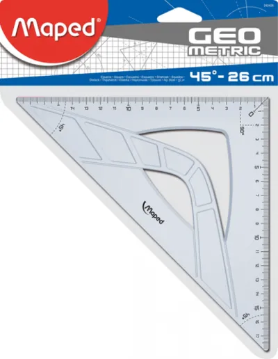 MAPED Trokut 26/45 blister GRAPHIC