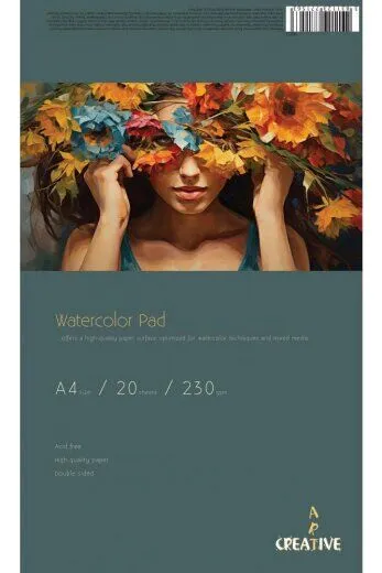 EUROCOM Creative Akvarel blok  A4 20L  230g