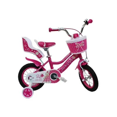 Kids ride Bicikl za djevojčice 26627/CB-4, 12 inch, Roze