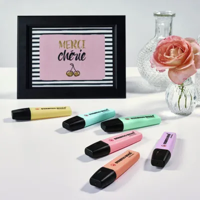 STABILO Tektsmarker lila PASTEL