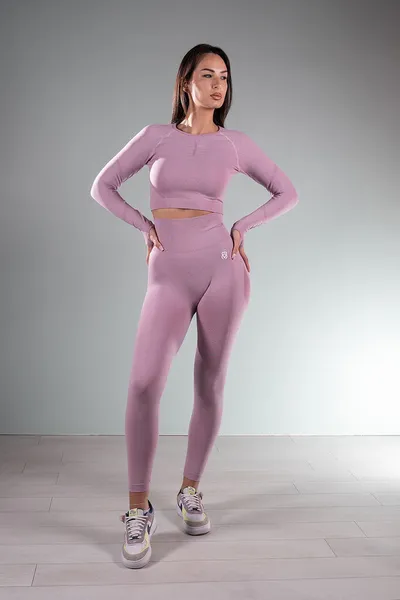 Speed Active Ženski Set, Helanke push up i majica Active, Rozi