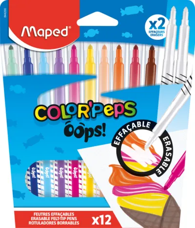 MAPED Flomasteri  12/1 FELT-PENS  OOPS