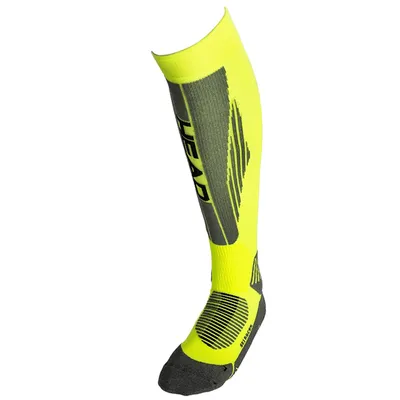 Head Skijaške čarape Racer 1P, Žute