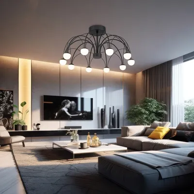 MSL Luster LED Bergman MSL-281-650X crni