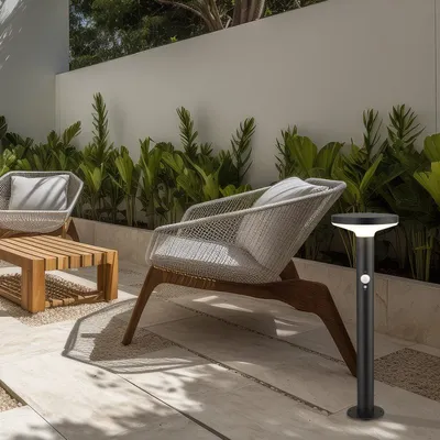MASS-light Solarna LED stubna lampa Border ML-2207AP sa senzorom