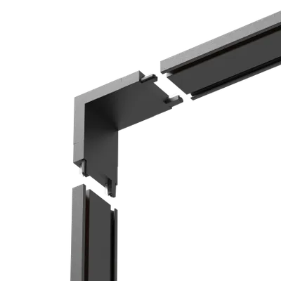 MASS-light Magnetic Ultra - Konektor za šine L-oblik plafon-zid