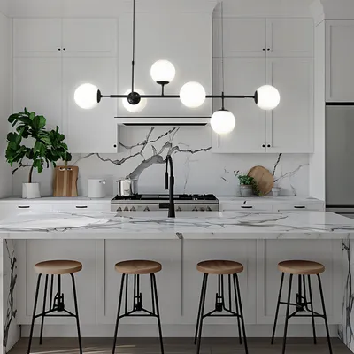 MASS-light Luster Lawrence ML-220816-6S ravni crni