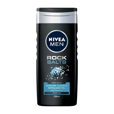NIVEA gel za tuširanje s kamenom soli za muškarce 250 ml