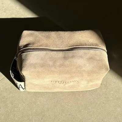 Intuitiva Ženski neseser Suede Travel, Roze