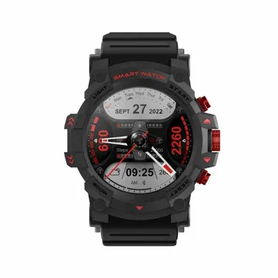 Peje Pametni sat G01C, 1.39″, GPS, Bluetooth, 300 mAh, Crni