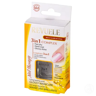 Reveule 3u1 Complex tretman za jačanje i sjaj noktiju, 10Ml