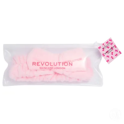Revolution Skincare Traka za kosu Pretty Pink, Roze