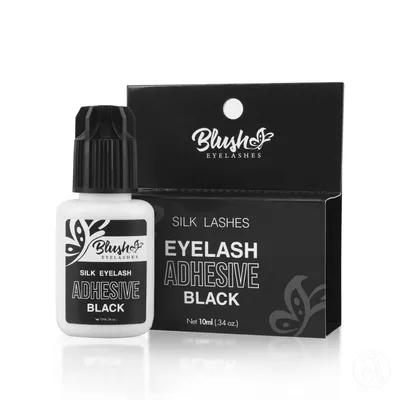 Blush Ljepak za svilene trepavice Extra Quick, Crni, 10Ml