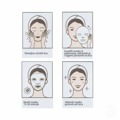Dermal Sheet maska za lice Collagen Essence Jagoda, 23G