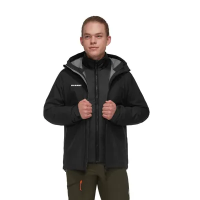 MAMMUT Muška jakna Alto Light 3u1 HS Hooded, Crna
