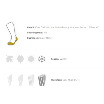 LORPEN Čarape T3+ Biowarmer Hunt, Sive