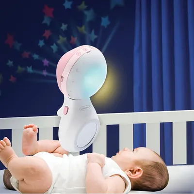 Infantino 3U1 Muzički vrtuljak projektor i noćno svjetlo, Bijeli