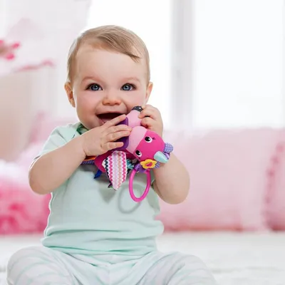 Infantino Plišana zvečka Poni, Ljubičasta