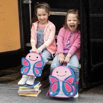 Skip Hop Dječja torba za čuvanje hrane Leptir, Roze