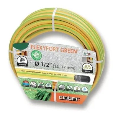 Claber Crijevo za vodu Flexyfort, 1/2, 25m, Žuto-zeleno