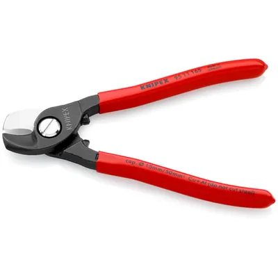 KNIPEX 95 11 165 Škare za kablove 165mm, Crvene