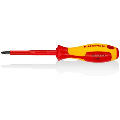KNIPEX 98 25 02 Odvijač za križne vijke PZ2 1000V pozidriv, Crveni