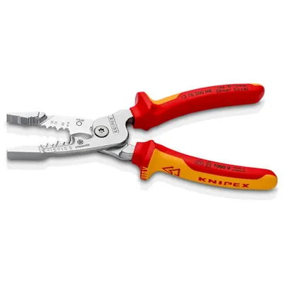 KNIPEX 13 76 200 ME Wirestripper Multifunkcionalna kliješt 1000V 200mm, Crvena