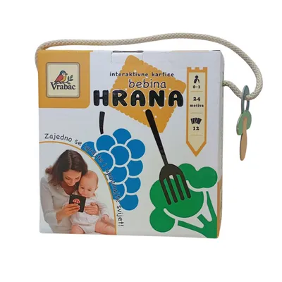 Vrabac Interaktivne kartice Bebina hrana
