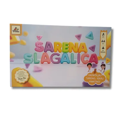 Vrabac Pan edukativna igra Šarena slagalica