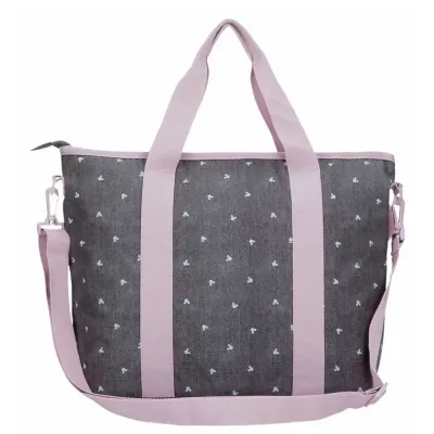 Disney Ženska torba na rame Mickey Studs 3827321, 45 cm, Siva