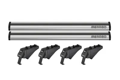 Menabo Krovne šipke za automobil Blade, M, Srebrna boja + Alfa High