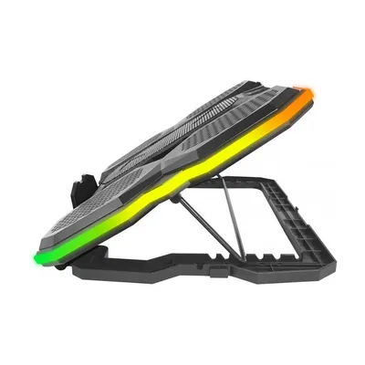 Esperanza Postolje za notebook gaming RGB Illuminated with mobile phone stand  EGC107, Crno