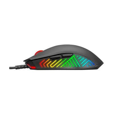 Rampage Miš gaming SMX-R78 SHARPER FULL RGB 12400dpi macro, profesionalni E-SPORT, Crni