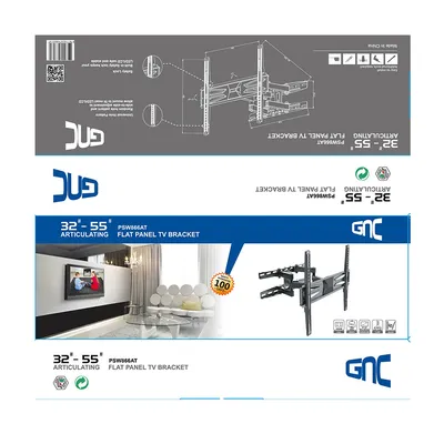 GNC Zidni nosač PSW866AT  32"-55", Crni