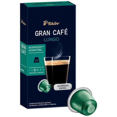 Tchibo Kapsule Gran Café Lungo za Nespresso aparate 10/1, Zelene
