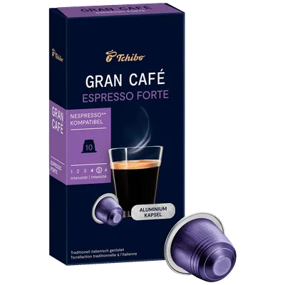 Tchibo Kapsule Gran Café Espresso Forte za Nespresso aparate 10/1, Ljubičaste