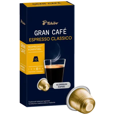Tchibo Kapsule Gran Café Espresso Classico za Nespresso 10/1, Zlatne