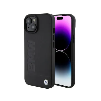 Originalna torbica BMW Magsafe Signature logo Imprint  BMHMP15SSLLBK za Iphone 15, Crna